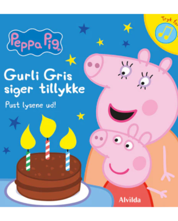 Gurli Gris Siger Tillykke Pust Lysene Ud  Bog Med Lys Og Lyd