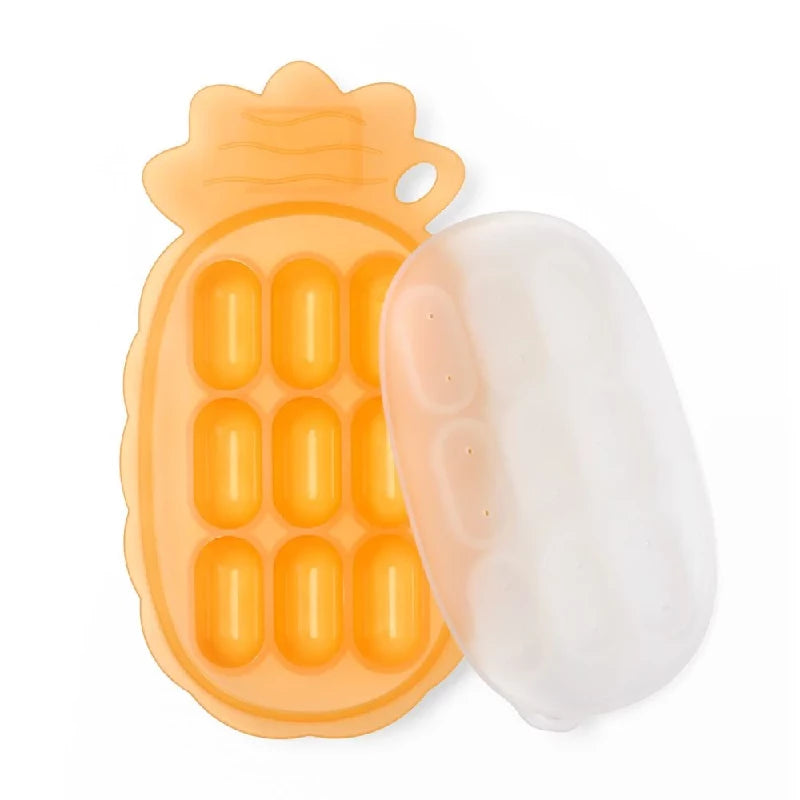 Haakaa Pineapple Frysebakke Tangerine