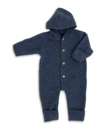 Heldragt   100  Merino Uld Til Baby 50 56 Blue Melange