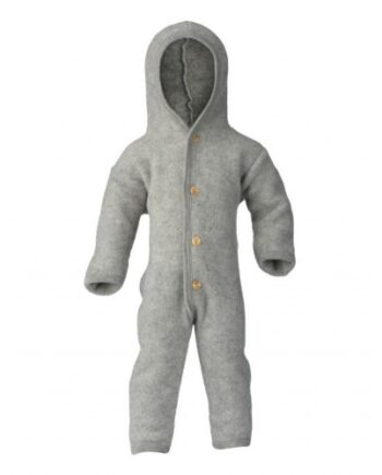 Heldragt   100  Merino Uld Til Baby 62 68 Light Grey Melange