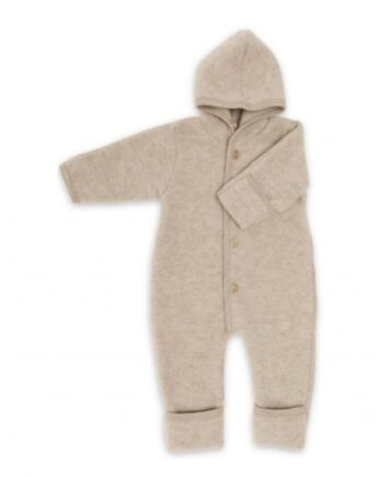 Heldragt   100  Merino Uld Til Baby 50 56 Sand Melange