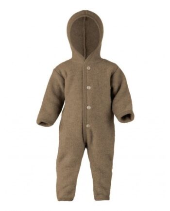 Heldragt   100  Merino Uld Til Baby 50 56 Walnut Melange