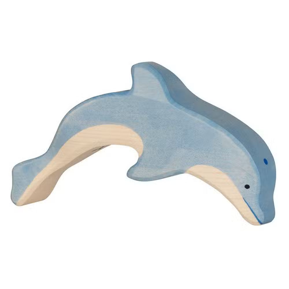 Holztiger Delfin
