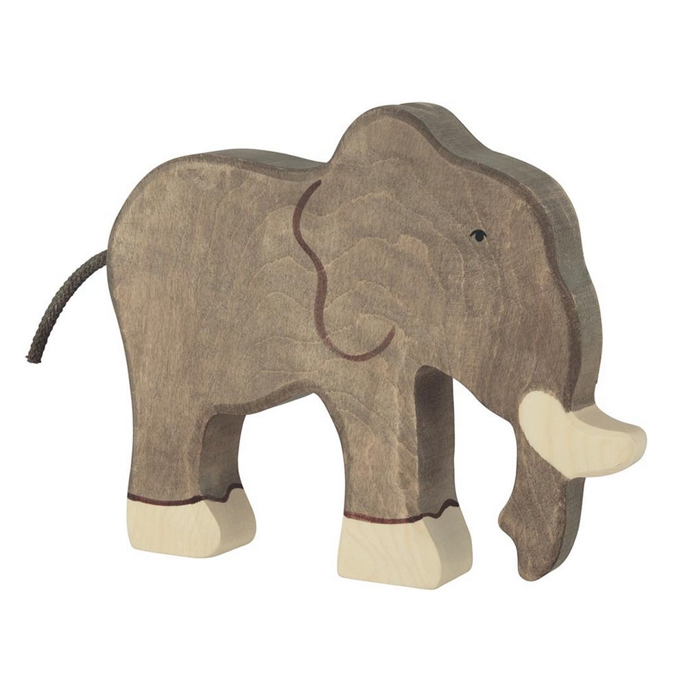 Holztiger Elefant