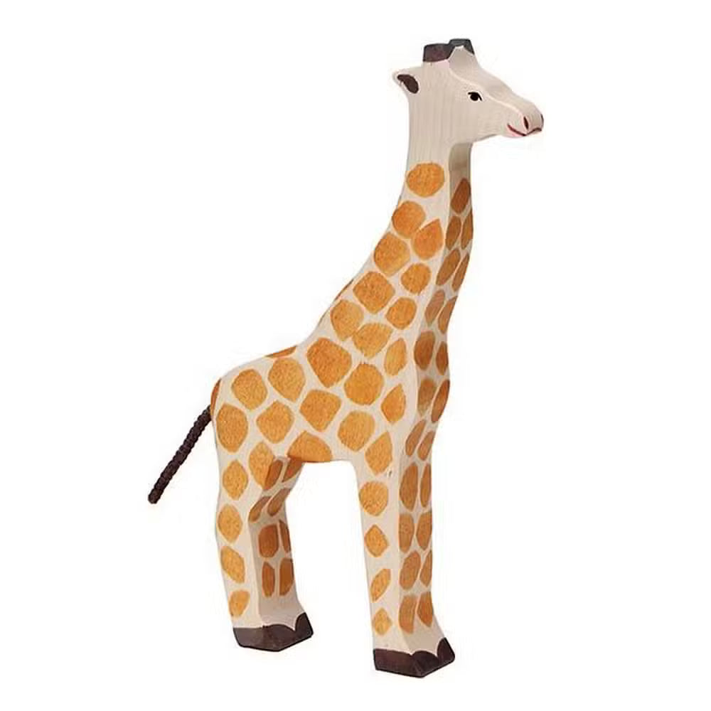 Holztiger Giraf