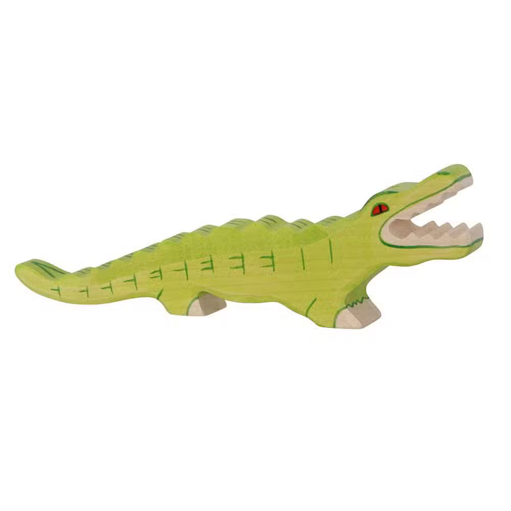 Holztiger Krokodille