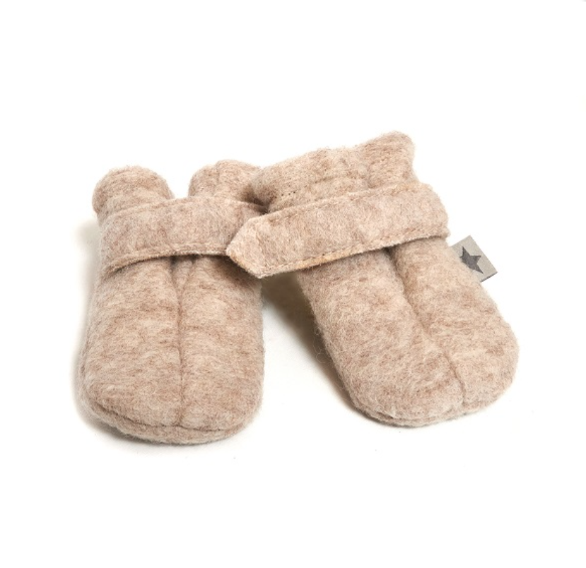 Huttelihut Poohfy Babyluffer Uld Sand 56-62 Cm