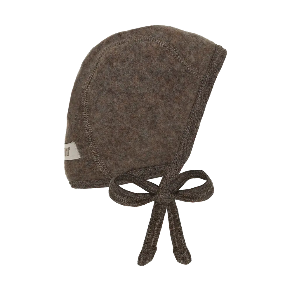 Huttelihut Uld Fleece Hjelm Brown Melange 40