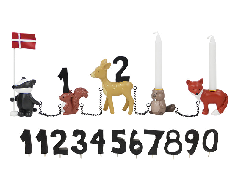 Kids By Friis Fødselsdagstog Skovdyr    11 Tal