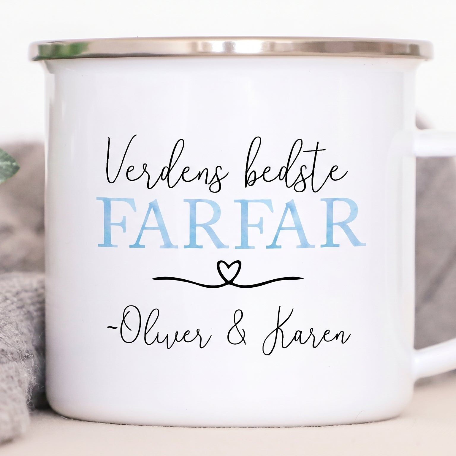 Kop Med Eget Navn Farfar Kop