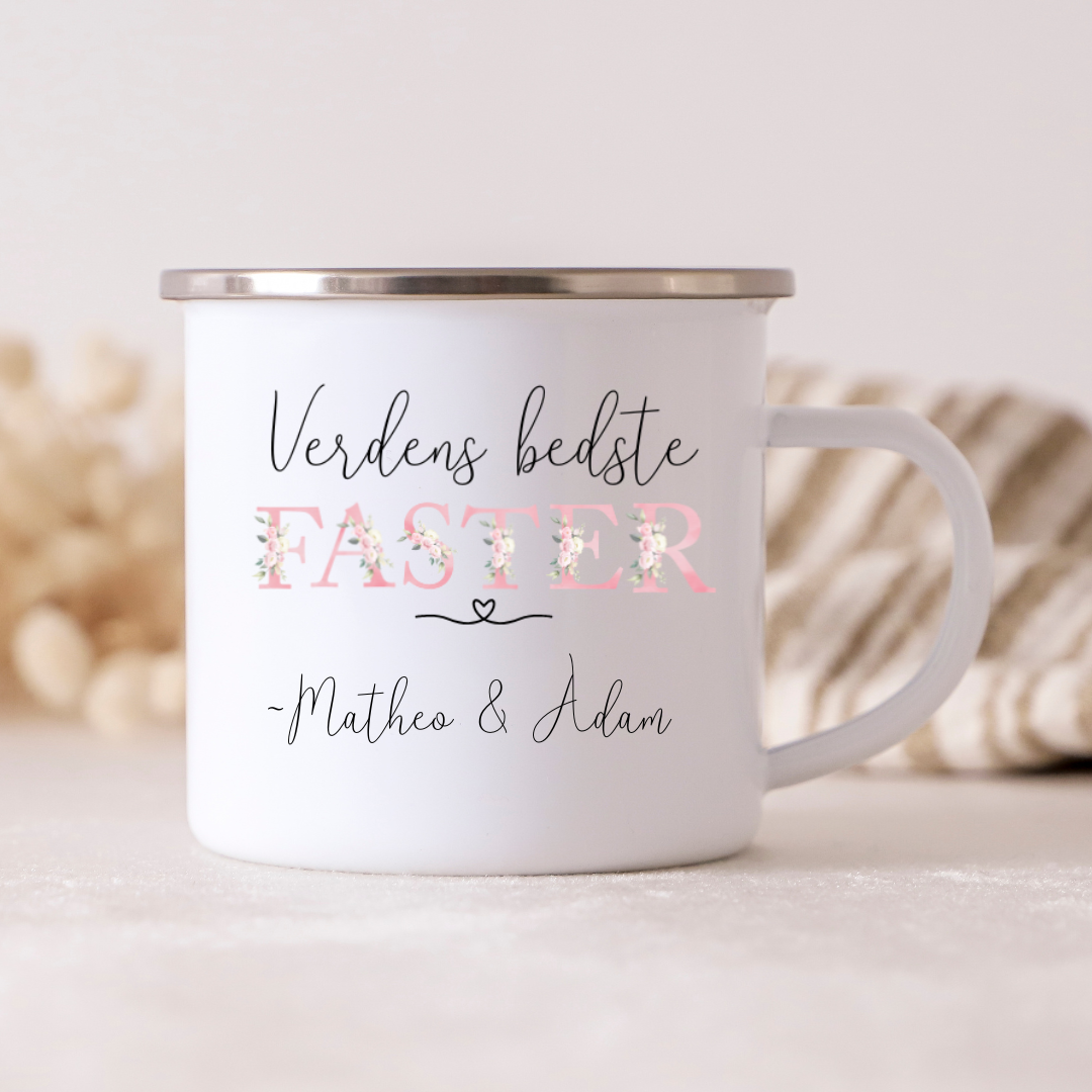 Kop Med Eget Navn Faster Kop