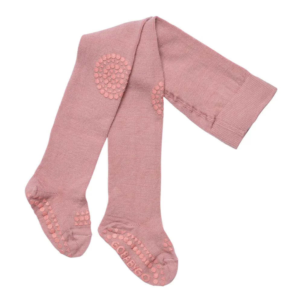 Kravle Strømpebukser Uld Rose Blush  -12 Mdr