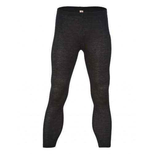 Lange Underbukser 70 Uld Og 30 Silke Til Herre 46 48 Black
