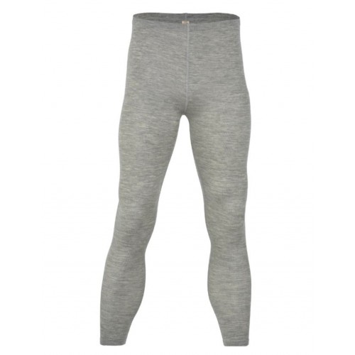 Lange Underbukser 70 Uld Og 30 Silke Til Herre 46 48 Light Grey Melange