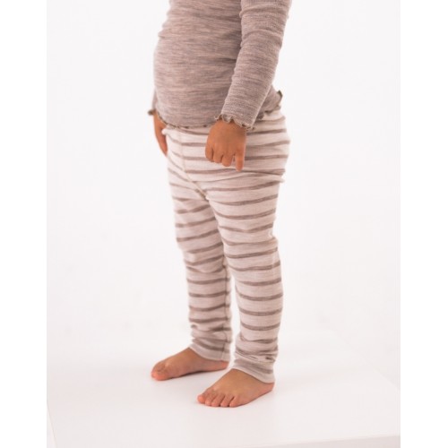 Leggings   100  Merino Uld  Oeko-texâ  62 Nature Beige Melange