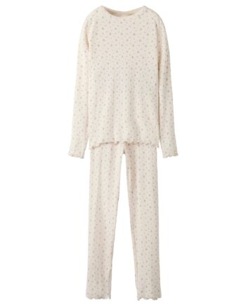 Lil Atelier Gago Ls Nightset Almost Mauve Flowers 92 Cm