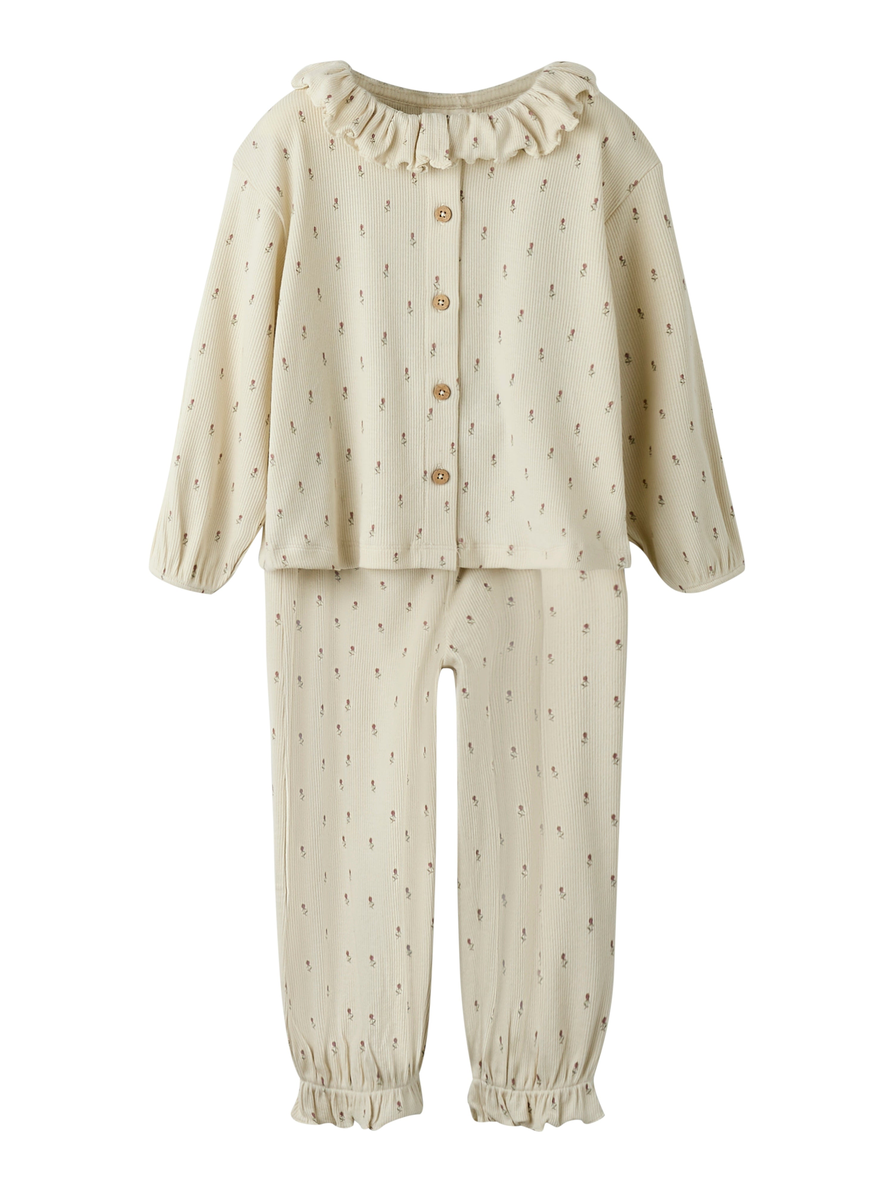 Lil Atelier Gago Rua Nightset Turtledove Floral 92 Cm