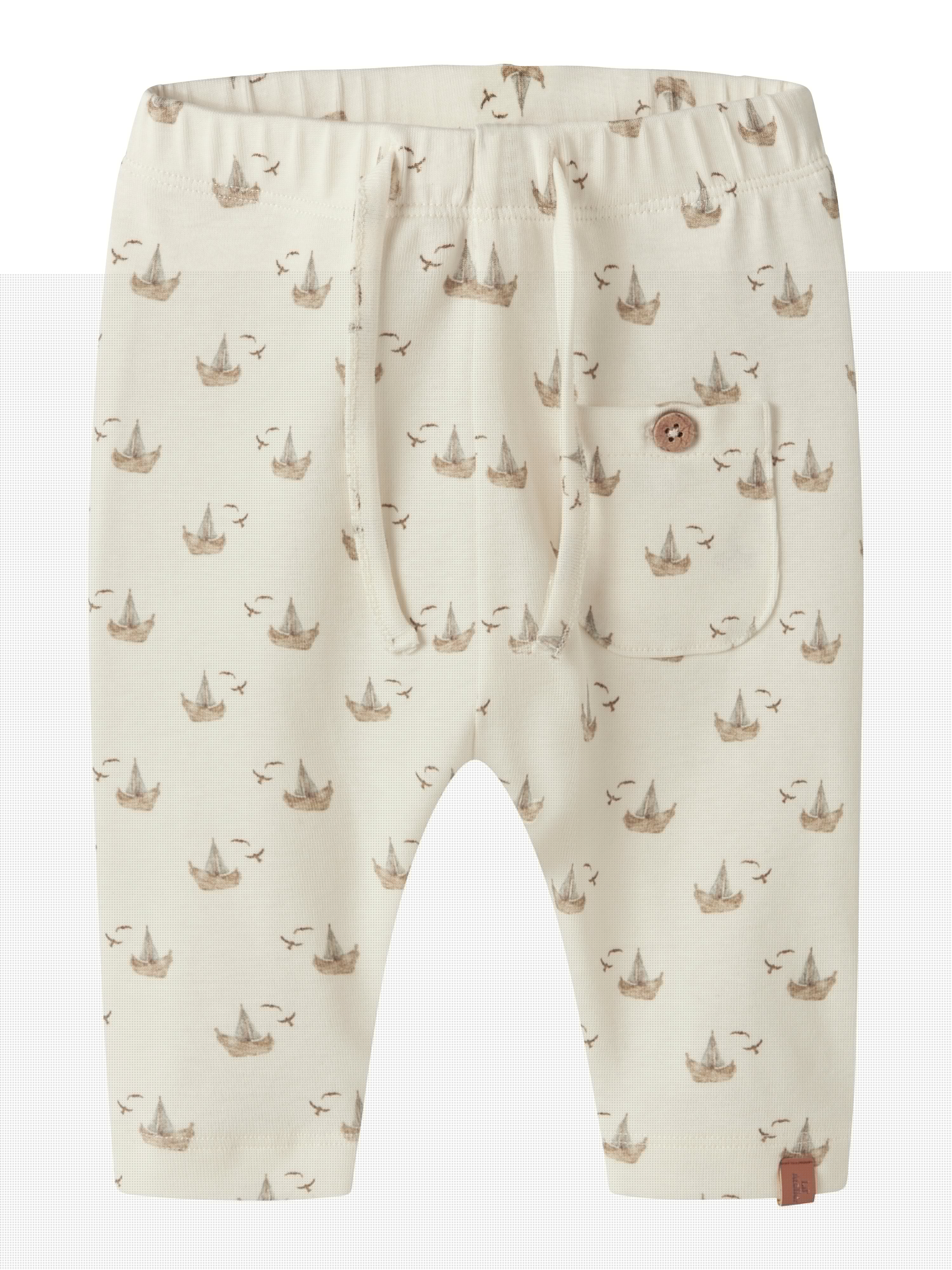 Lil Atelier Gayo Sak Loose Pants Coconut Milk Boat 56 Cm
