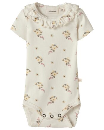 Lil Atelier Gayo Sio Ss Slim Body Coconut Milk Flower 56 Cm