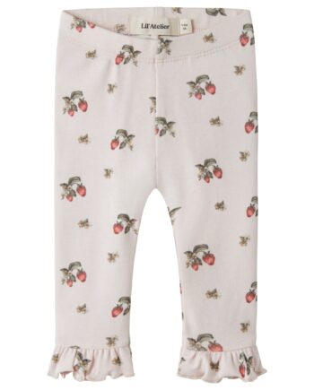 Lil Atelier Gayo Ska Slim Leggings Morganite Strawberry 56 Cm