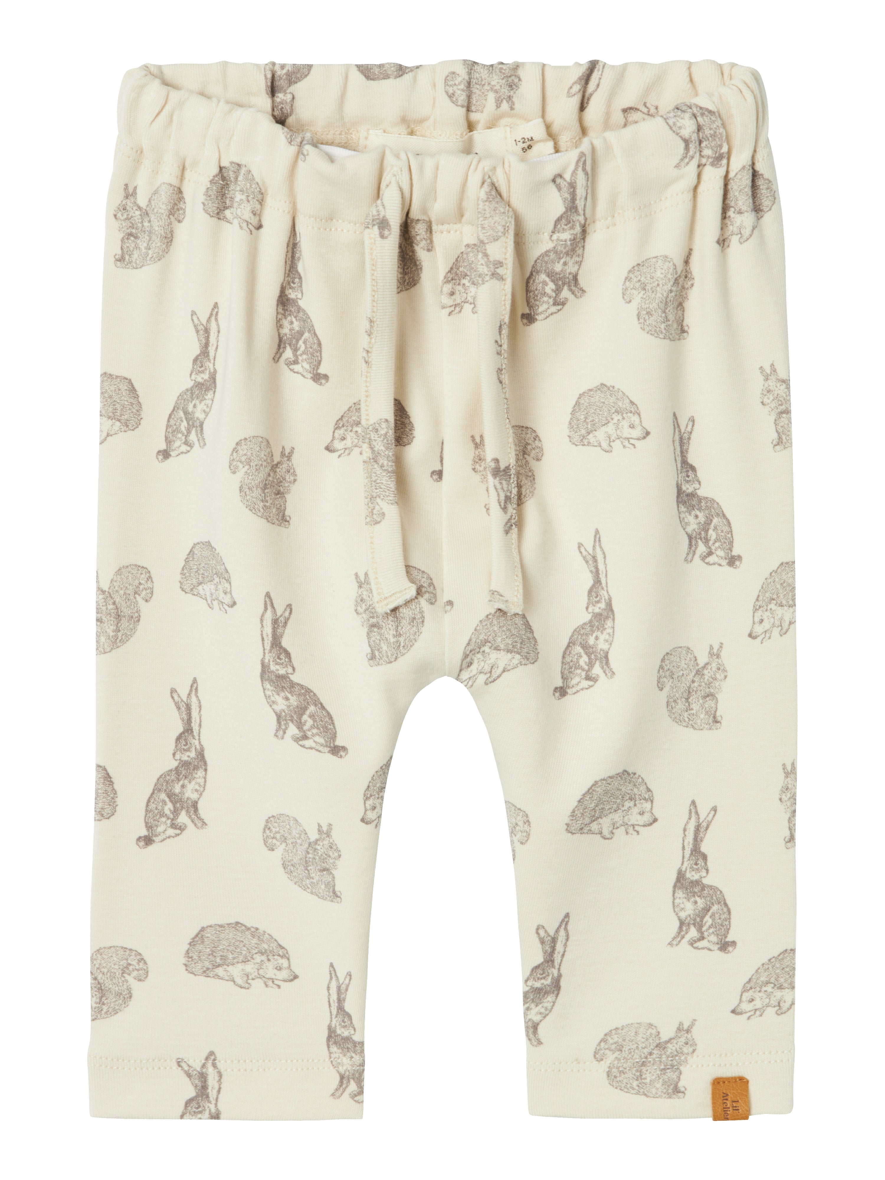 Lil Atelier Geo Ati Loose Pants Turtledove 56 Cm