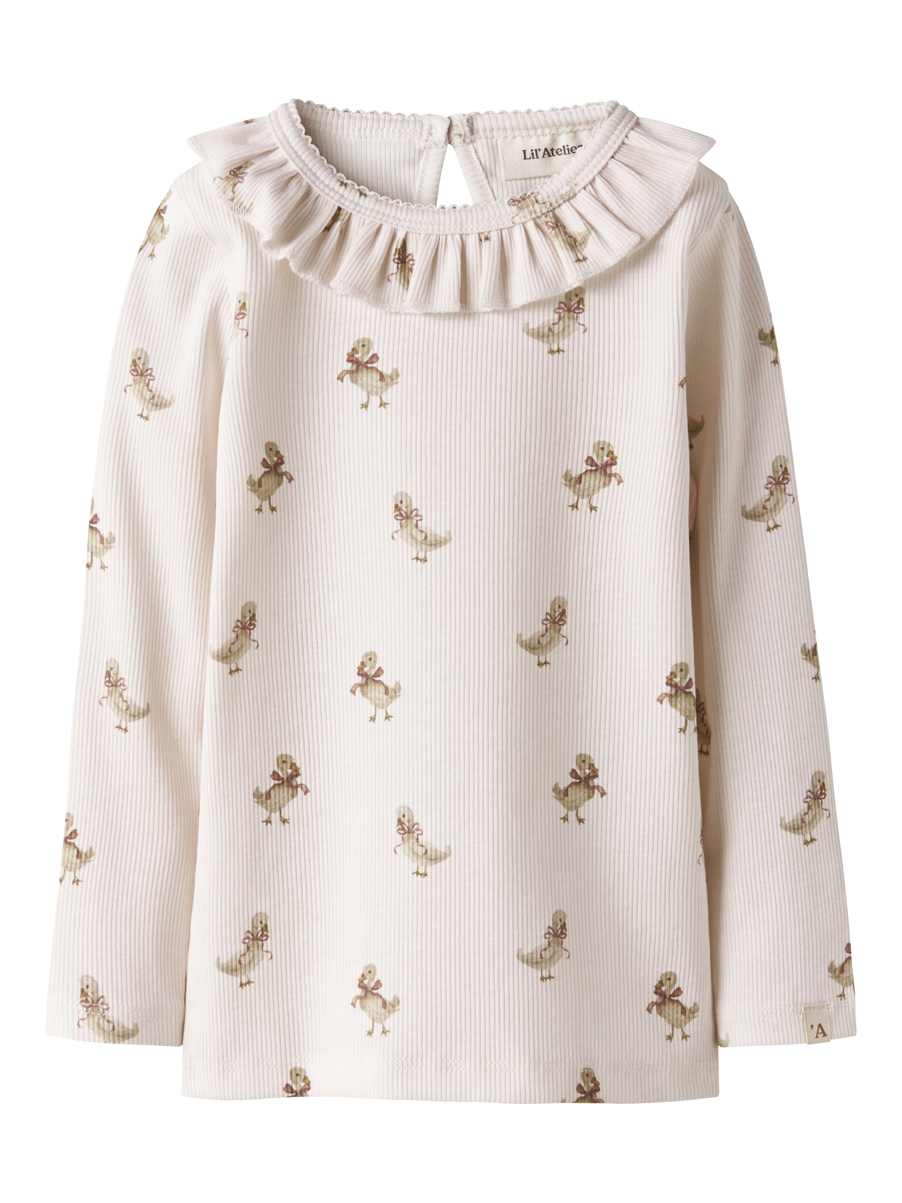 Lil Atelier Lavo Loa Slim Top Almost Mauve Goose 92 Cm