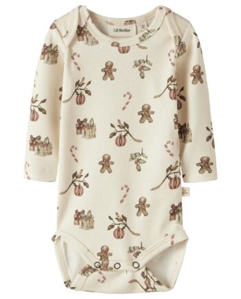 Lil Atelier Layo Gis Ls Slim Body Turtledove Christmas 56 Cm