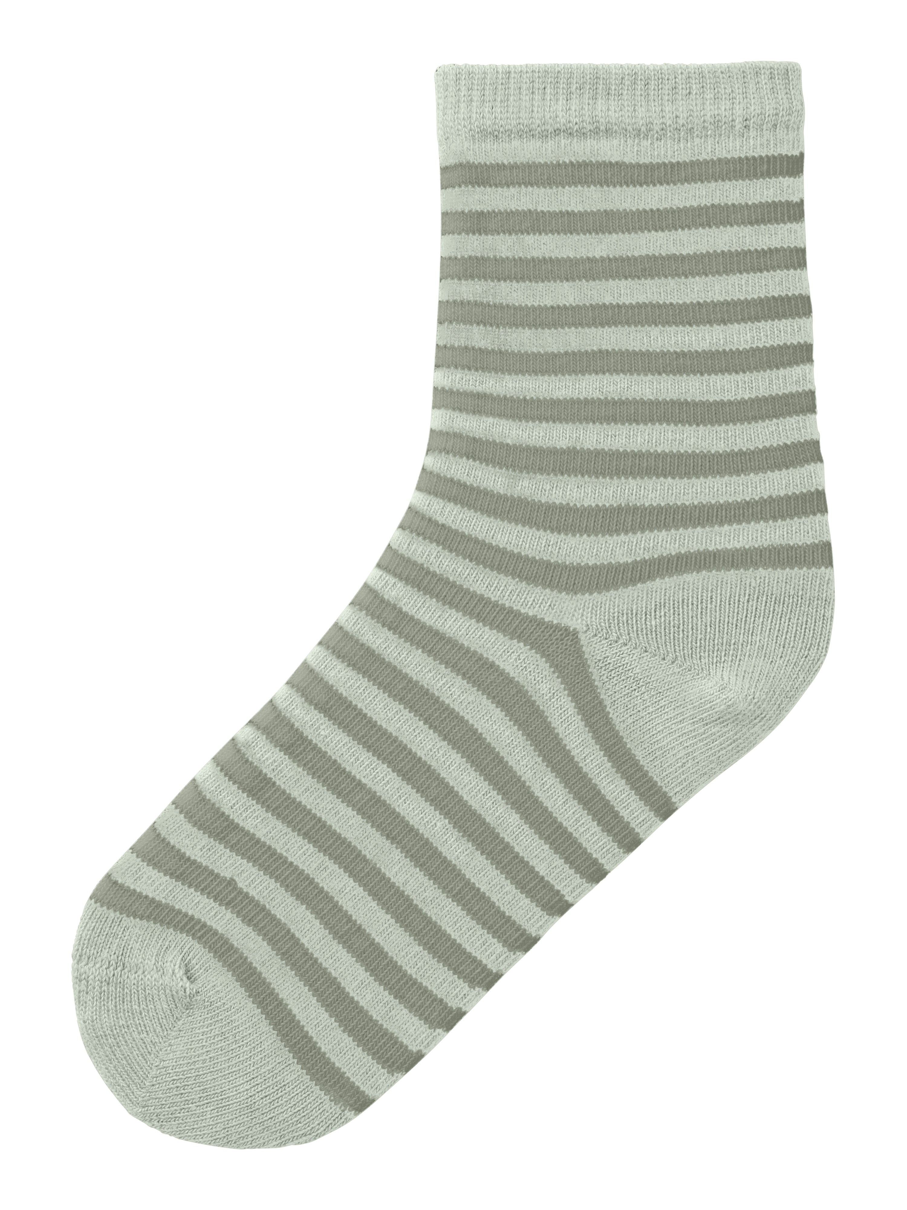 Lil Atelier Love Stripe Strømper Green Tint 19 21