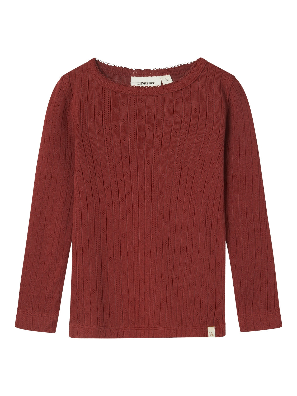 Lil Atelier Rachel Nes Slim Shirt Spiced Apple 92 Cm
