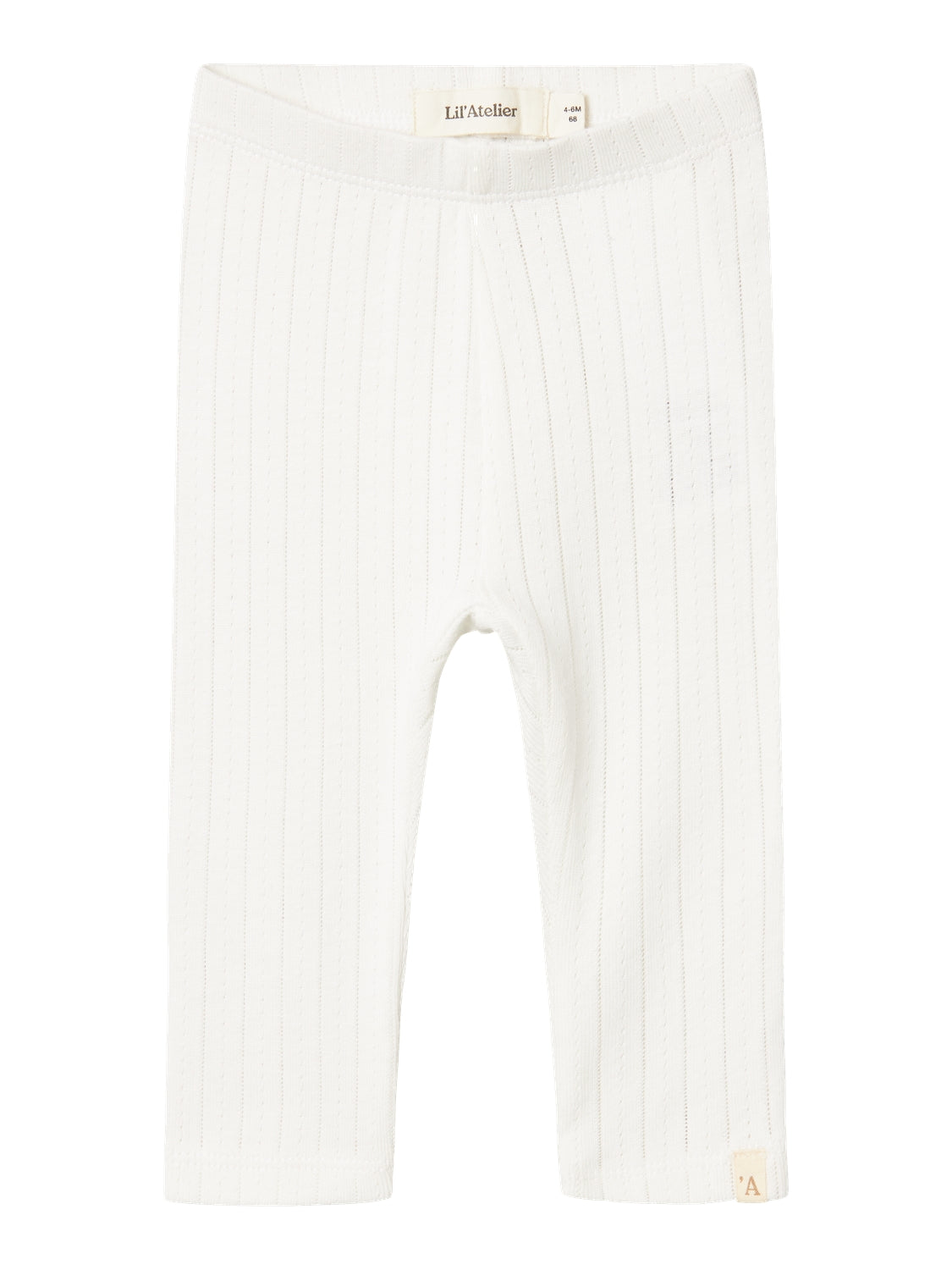 Lil Atelier Rachel Nis Slim Leggings Coconut Milk 56 Cm