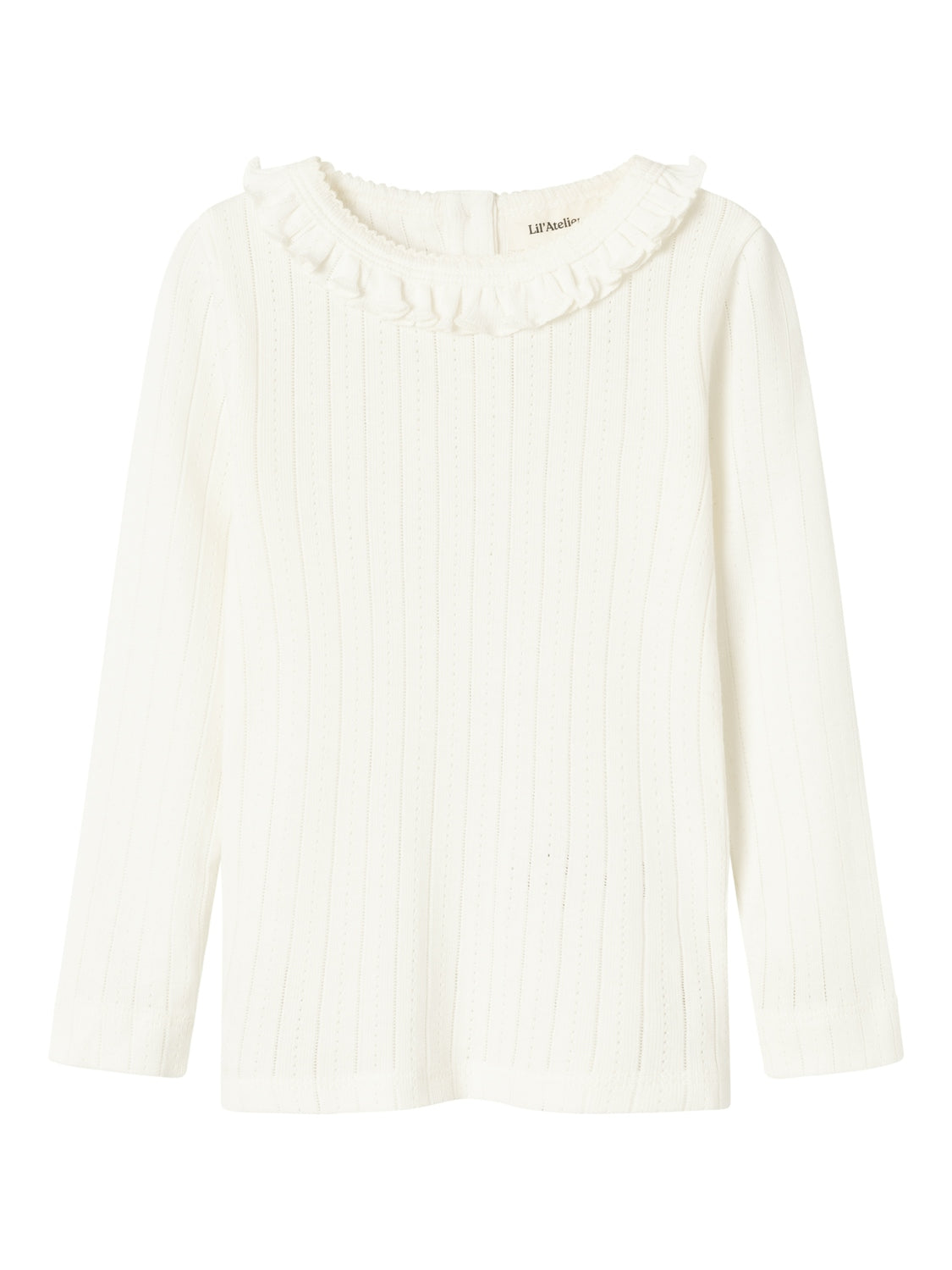 Lil Atelier Rachel Nis Slim Shirt Coconut Milk 92 Cm