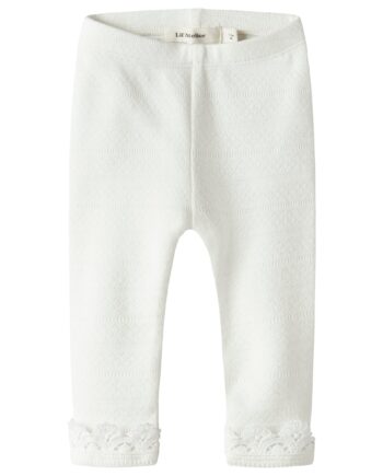 Lil Atelier Tapia Slim Leggings Coconut Milk 56 Cm