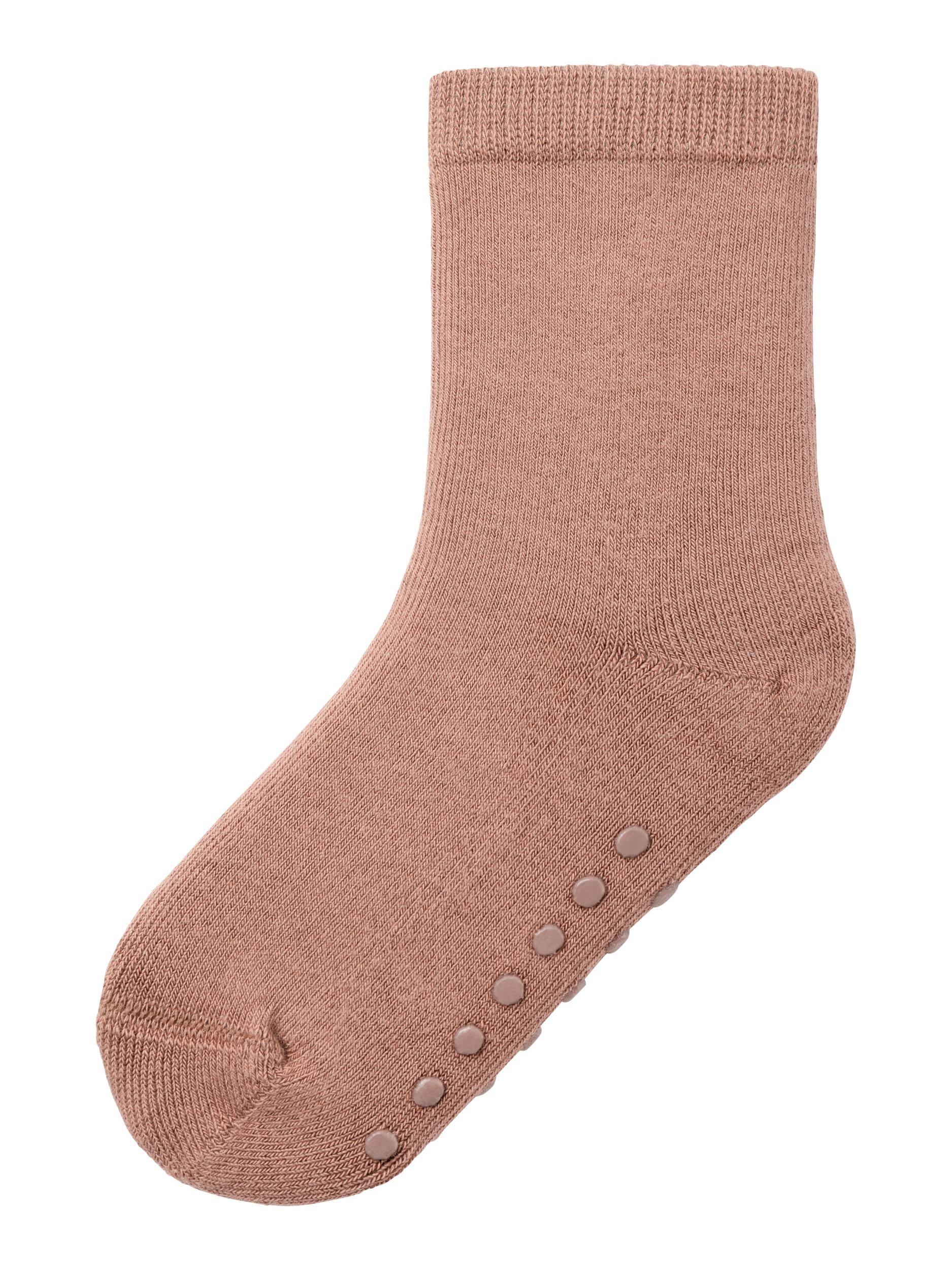 Lil Atelier Tero Frotte Socks Dark Earth 16 18