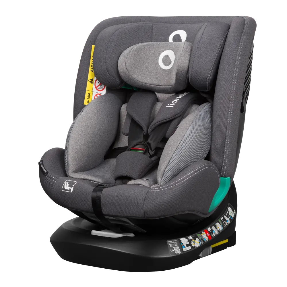 Lionelo Bastiaan One -size Autostol Grey Stone