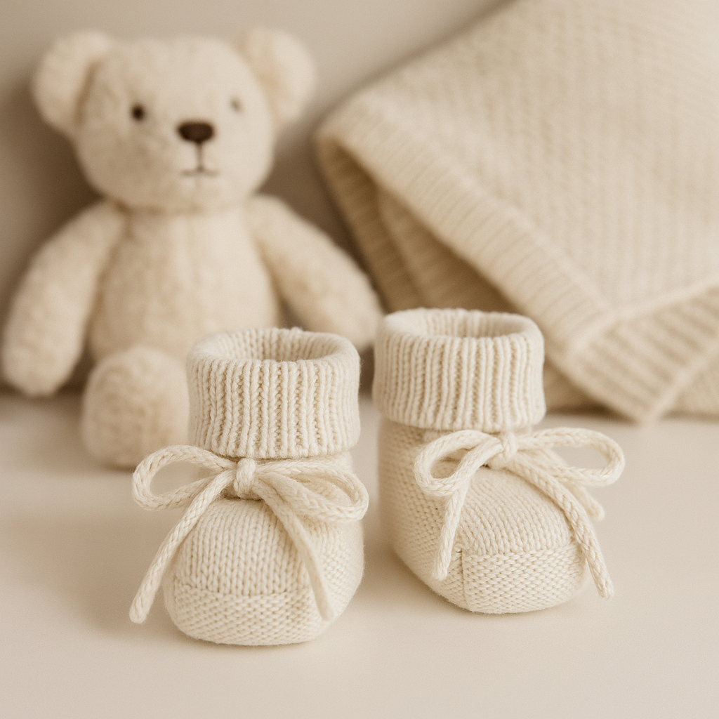 Little Dutch Strikkede Futter Off White 44 56 - Mdr