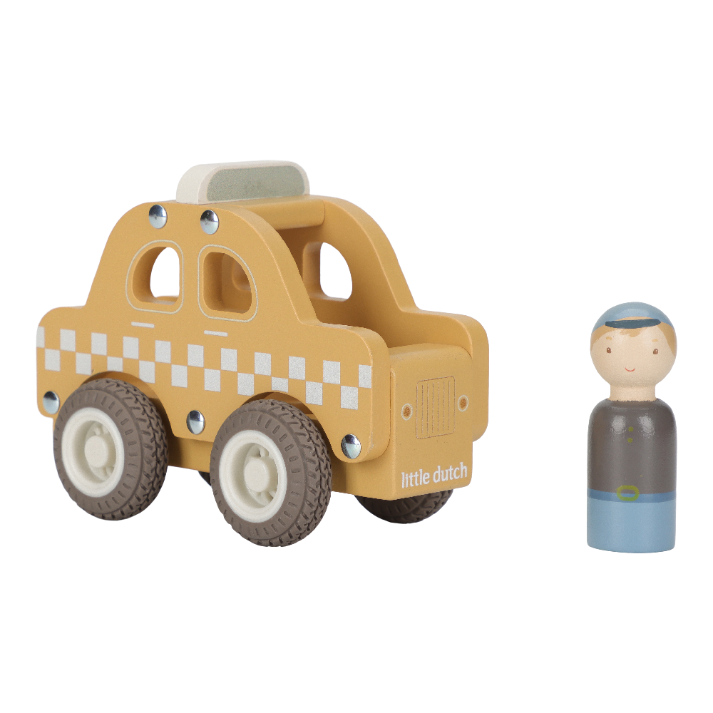 Little Dutch Taxi Træfigur