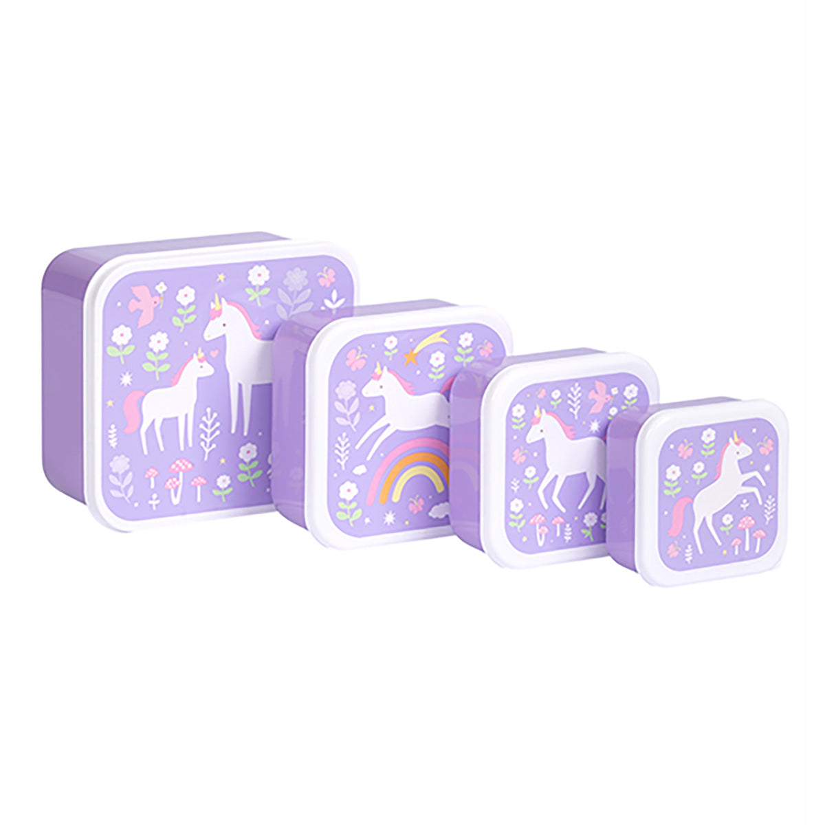 Lunch Snack Box Set Unicorn Dreams