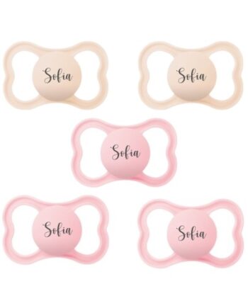 Mam Air  Str     16-36 Mdr  Symmetrisk Silikone  Sutter Med Navn    -pak