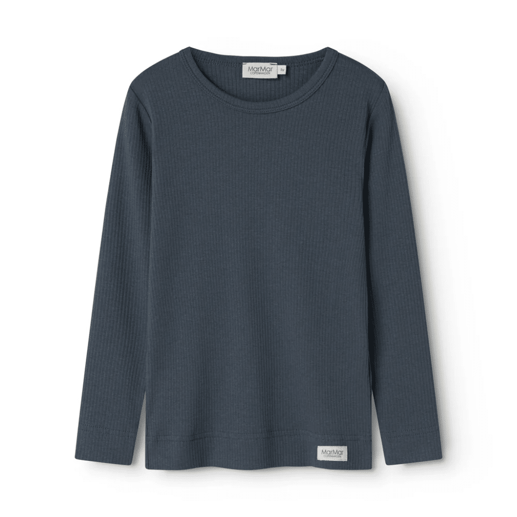 Marmar Langærmet  -shirt Rib Blue     86