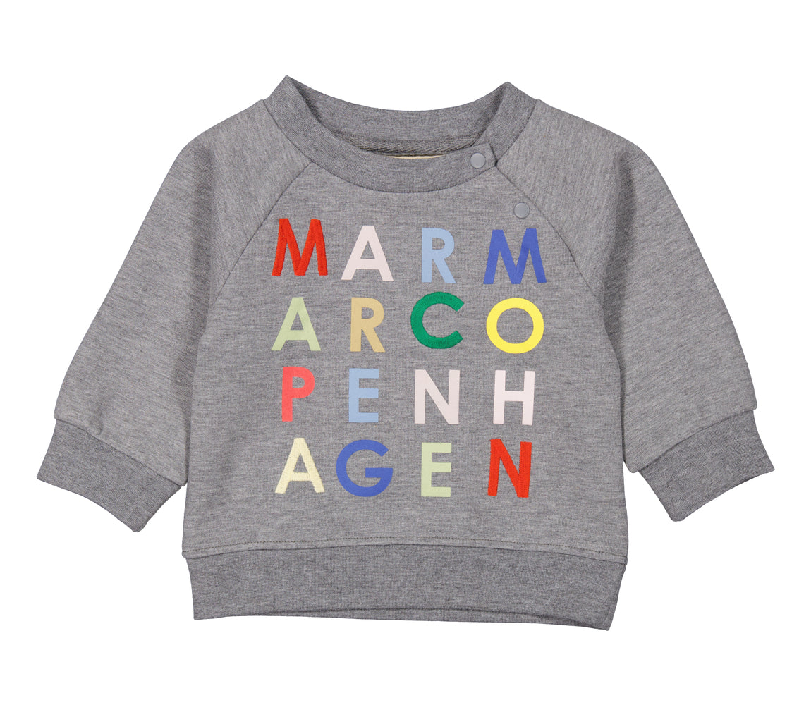 Marmar Theos Sweat Shirt Multicol Letters 68 Cm     Mdr