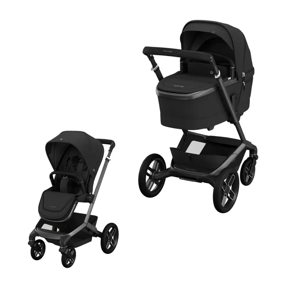 Maxi-cosi Fame Kombivogn Twillic Black