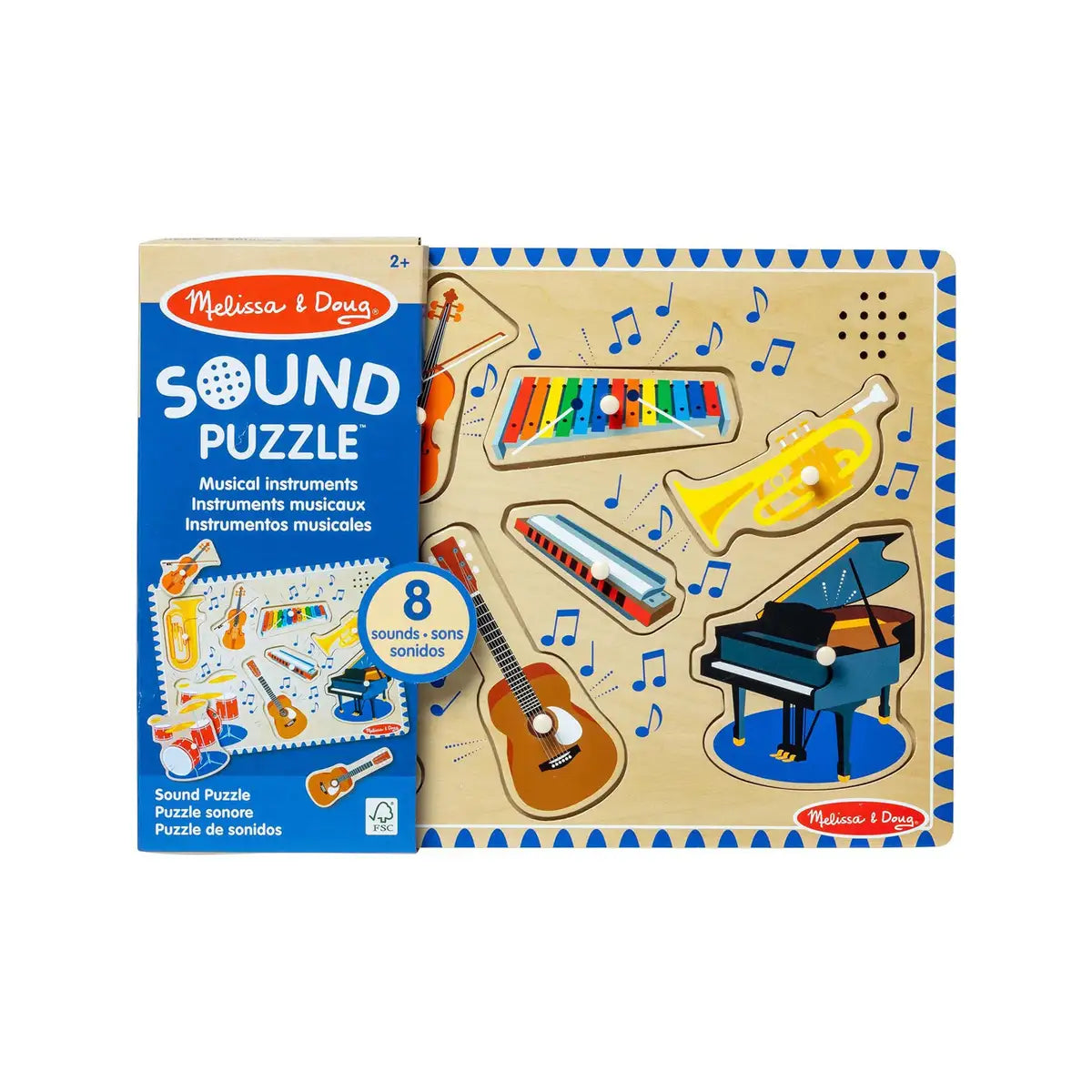 Melissa   Doug Puslespil Lyd Instrumenter