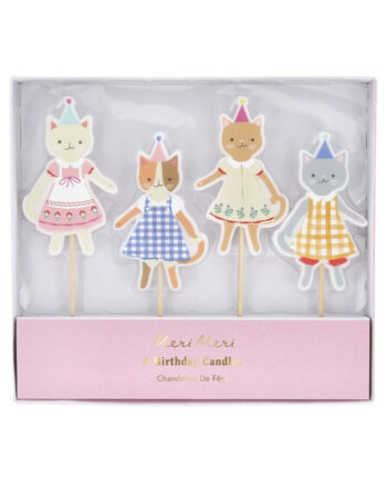 Meri Meri Kagelys Kitten Club   Pak