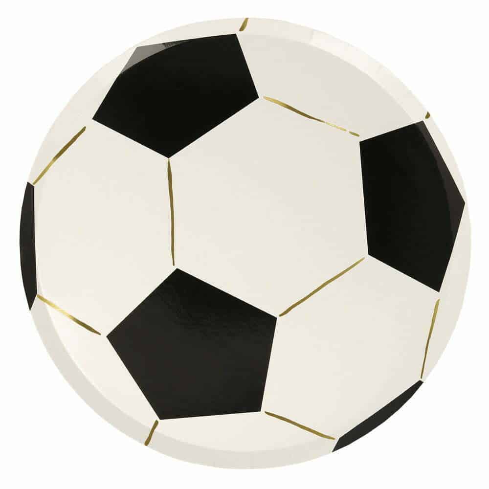 Meri Meri Tallerken Fodbold   Pak