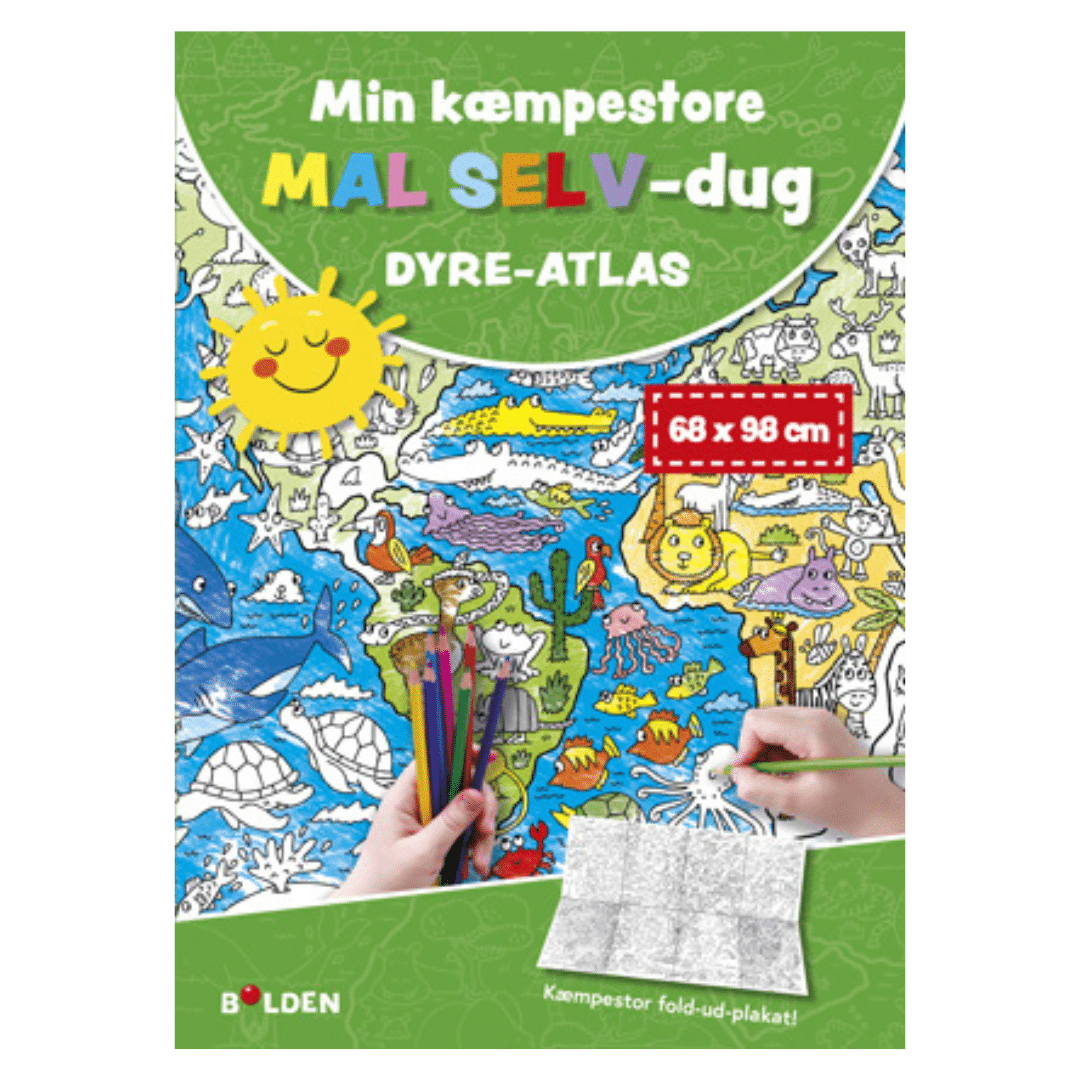 Min Kæmpestore Mal Selv-dug: Dyre-atlas Bolden