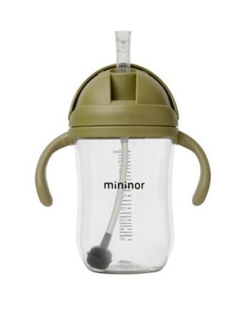 Mininor  Sugerørskop Drypfri  330 Ml  Mosgrøn