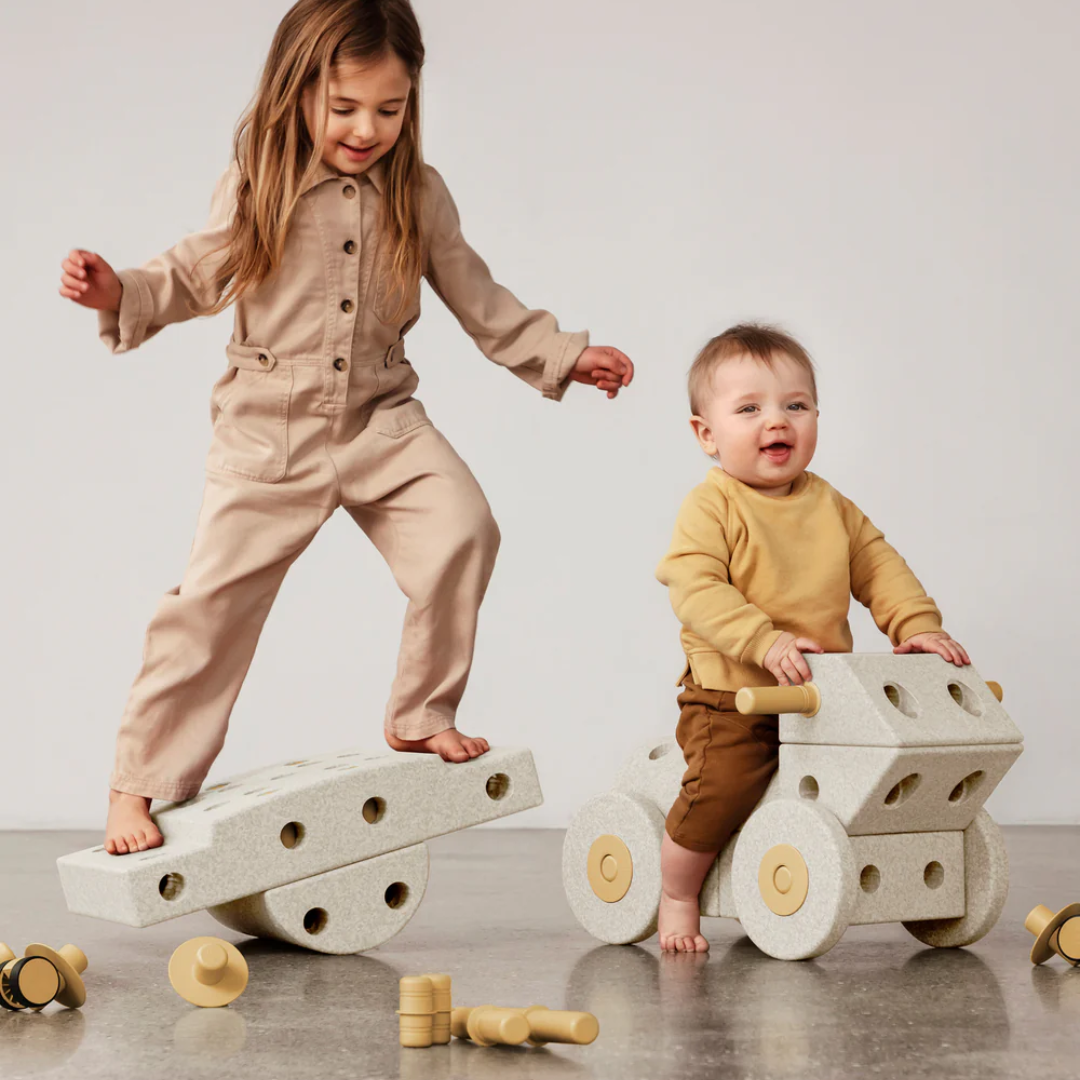 Modu Dreamer Sæt Sand Grey   Honey Yellow