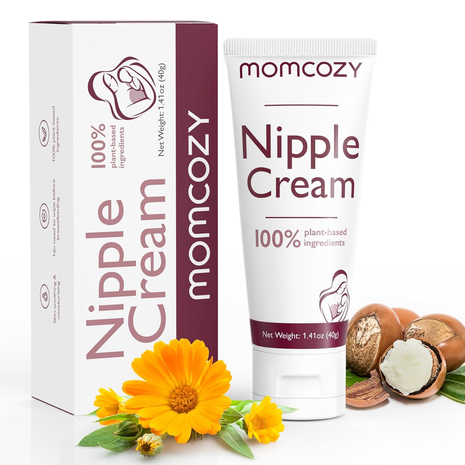 Momcozy 100   Naturlig Vegansk Brystvortecreme Uden Lanolin