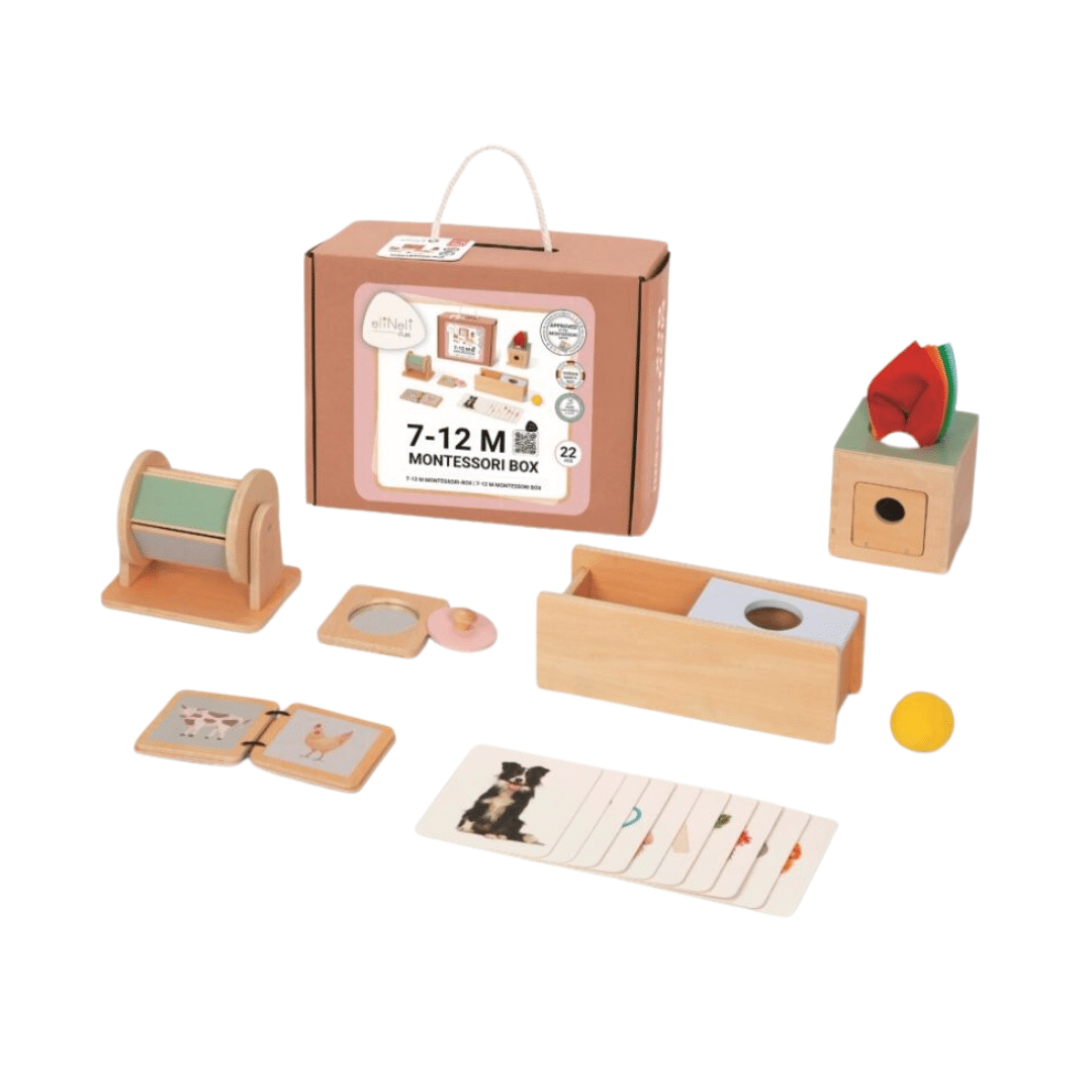 Montessori Box Til Baby   -12 Måneder