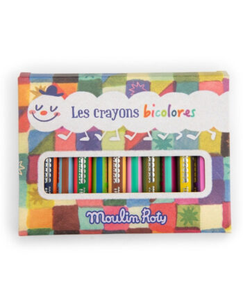 Moulin Roty Farveblyanter Tofarvede 12 Stk